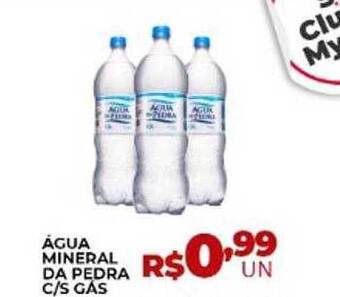 Agua mineral da pedra c s gas