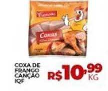 Supermercados Myatã Coxa de frango canção iqf oferta