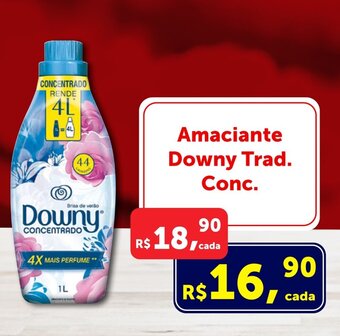 Rossi Supermercado Amaciante Downy Tradicional Conc. 1L oferta