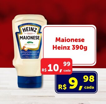 Rossi Supermercado Maionese Heinz 390g oferta
