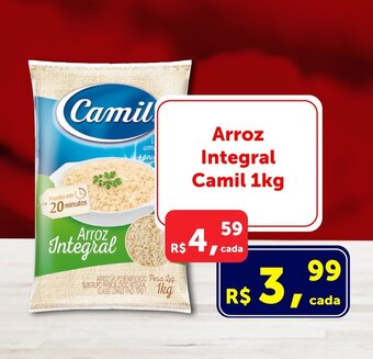 Rossi Supermercado Arroz Integral Camil 1kg oferta