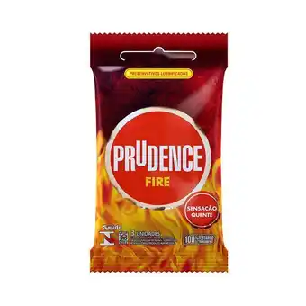 Drogaria Santa Marta Preservativos prudence fire com 3 unidades oferta
