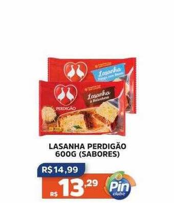Pinheiro Supermercado Lasanha perdigão sabores oferta
