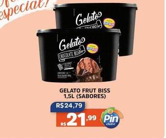 Gelato frut biss sabores