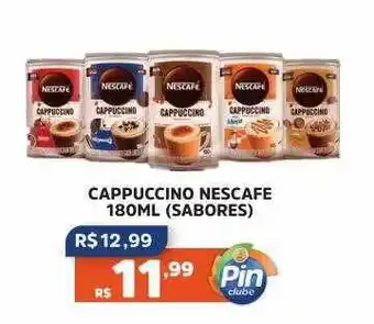 Pinheiro Supermercado Cappuccino nescafe sabores oferta
