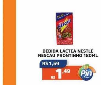 Pinheiro Supermercado Bebida láctea nestlé nescau prontinho oferta