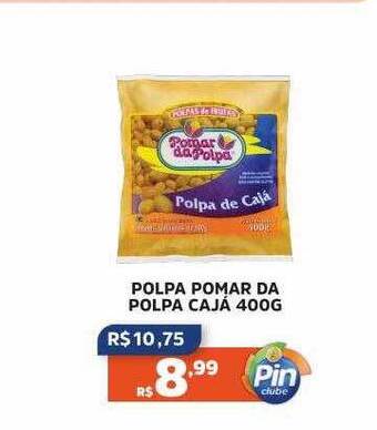 Polpa pomar da polpa cajá