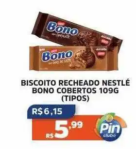 Pinheiro Supermercado Biscoito recheado nestlé bono cobertos tipos oferta