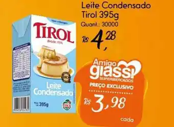 Giassi Supermercados Leite Condensado Tirol 395g oferta