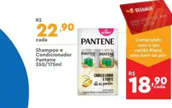 Supper Rissul Shampoo E Condicionador Pantene oferta