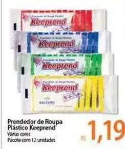 Prendedor de roupa plástico keeprend varias cores