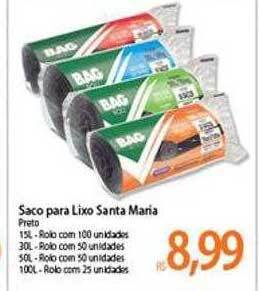 Atacadão Saco para lixo santa maría oferta