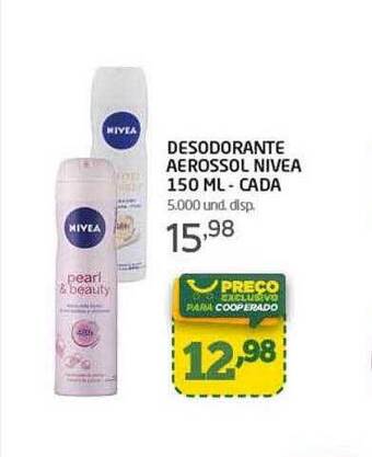 Desodorante aerossol nivea - cada