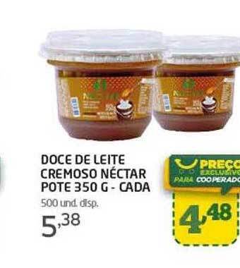 Cooper Doce de leite cremoso néctar pote - cada oferta