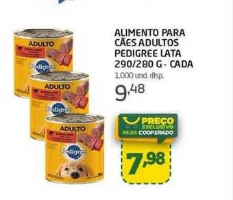 Cooper Alimento para cães adultos pedigree lata - cada oferta