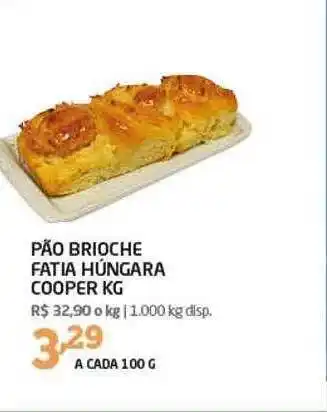 Pão brioche fatia húngara cooper kg