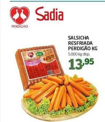 Cooper Salsicha resfriada perdigão kg oferta
