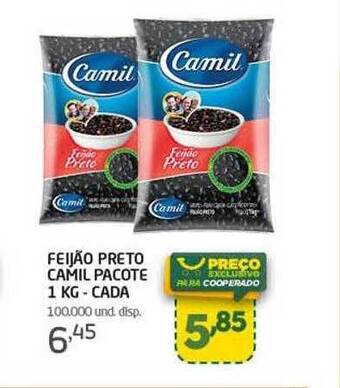 Cooper Feijão preto camil pacote - cada oferta