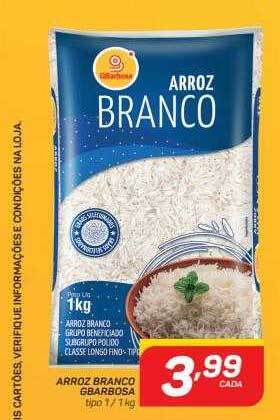 GBarbosa Arroz branco gbarbosa oferta
