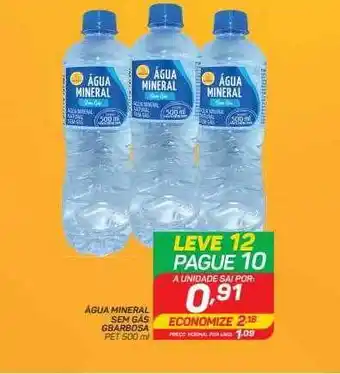 GBarbosa Agua mineral sem gas gbarbosa pet 500ml oferta