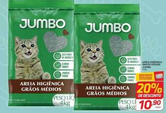 GBarbosa Areia higiênica grãos médios jumbo oferta