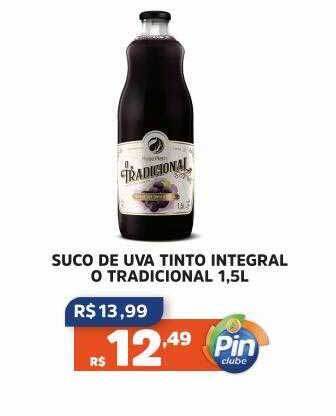 Pinheiro Supermercado Suco de uva tinto integral o tradicional oferta