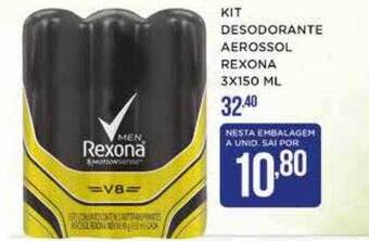 Apoio Mineiro Kit desodorante aerossol rexona oferta
