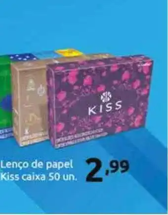 Lenço de papel kiss caixa