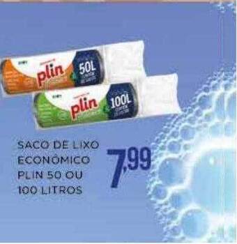 Apoio Mineiro Saco de lixo econômico plin 50 ou 100 litros oferta