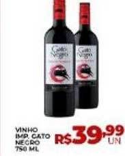 Supermercados Myatã Vinho imp gato negro oferta
