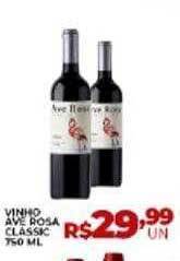 Supermercados Myatã Vinho ave rosa classic oferta