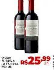 Supermercados Myatã Vinho chileno la huerta oferta