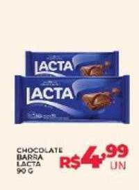 Supermercados Myatã Chocolate barra lacta oferta