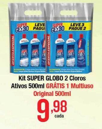 Supermercados Unidos Kit super globo 2 cloros ativos oferta