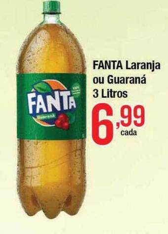 Supermercados Unidos Fanta laranja ou guaraná oferta