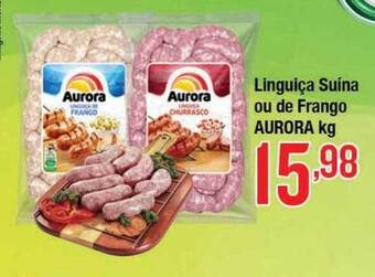 Supermercados Unidos Linguica suina ou de frango aurora oferta
