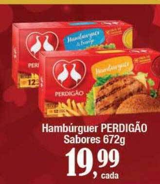 Supermercados Unidos Hambúrguer perdigão sabores oferta