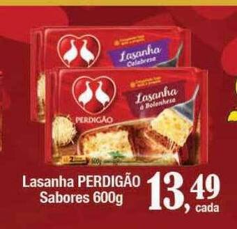Supermercados Unidos Lasanha perdigão sabores oferta