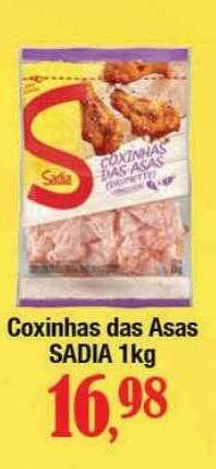 Supermercados Unidos Coxinhas das asas sadia oferta