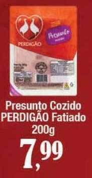 Supermercados Unidos Presunto cozido perdigão fatiado oferta