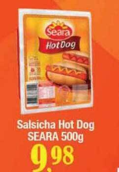 Supermercados Unidos Salsicha hot dog seara oferta