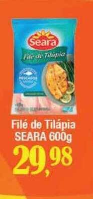 Supermercados Unidos Filé de tilápia seara oferta