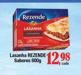 Supermercados Unidos Lasanha rezende sabores oferta