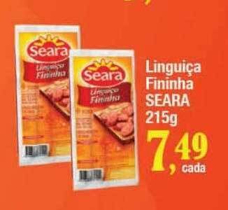 Supermercados Unidos Linguiça fininha seara oferta