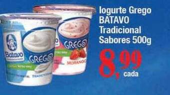 Supermercados Unidos Iogurte grego batavo tradicional sabores oferta