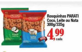 Supermercados Unidos Rosquinhas parati coco leite ou nata oferta