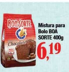 Supermercados Unidos Mistura para bolo boa sorte oferta