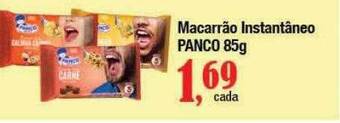 Supermercados Unidos Macarrão instantâneo panco oferta