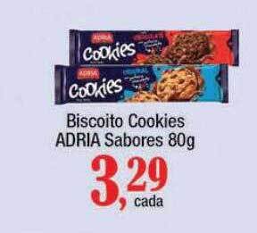 Supermercados Unidos Biscoito cookies adria sabores oferta