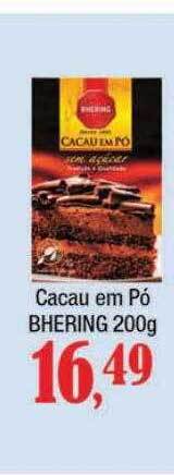 Cacau em pó bhering